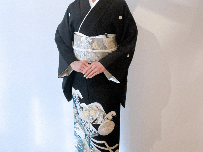 黒留袖の着用画像